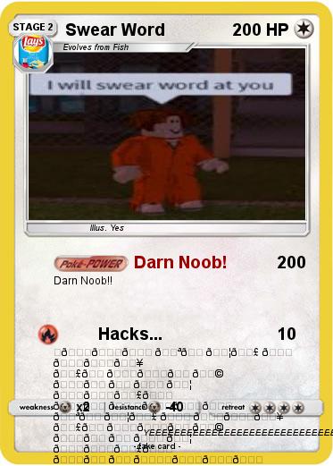 Pokemon Swear Word