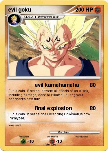 Pokemon evil goku