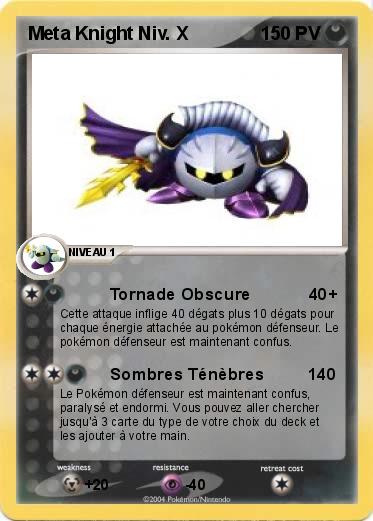 Pokemon Meta Knight Niv. X