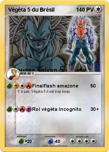 Pokemon Végéta 5 du Brésil