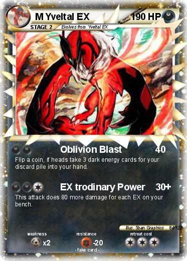 Pokemon M Yveltal EX
