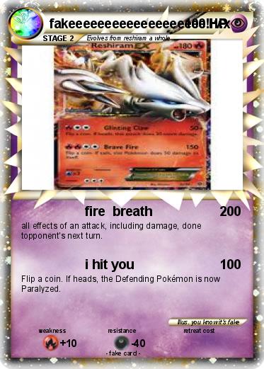 Pokemon fakeeeeeeeeeeeeeeeeeee!lv.x
