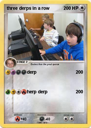 Pokemon three derps in a row