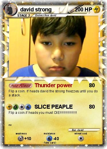 Pokemon david strong
