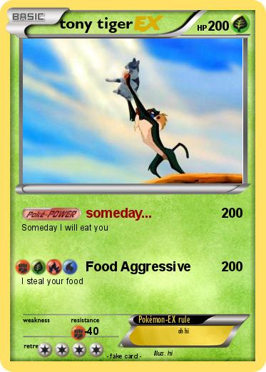 Pokemon tony tiger