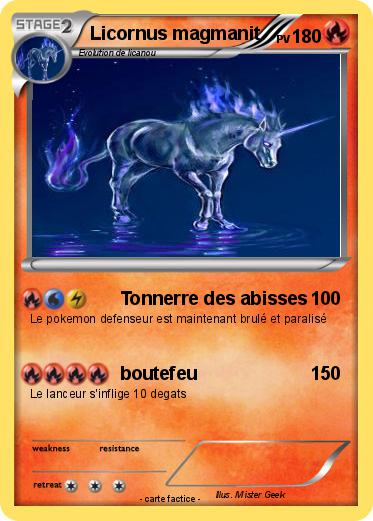 Pokemon Licornus magmanit