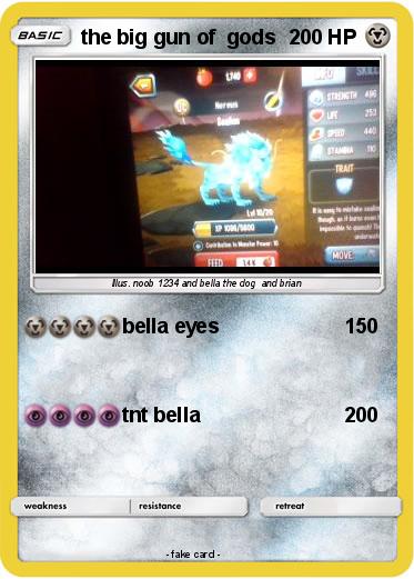 Pokemon the big gun of  gods