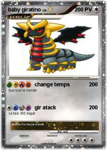 Pokemon baby giratino