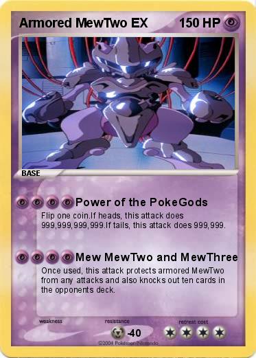 Pokemon Armored MewTwo EX