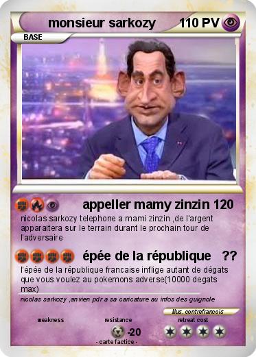 Pokemon monsieur sarkozy