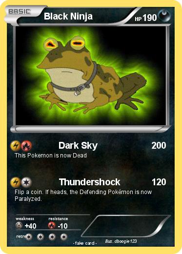Pokemon Black Ninja