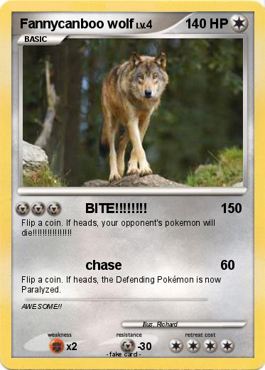 Pokemon Fannycanboo wolf