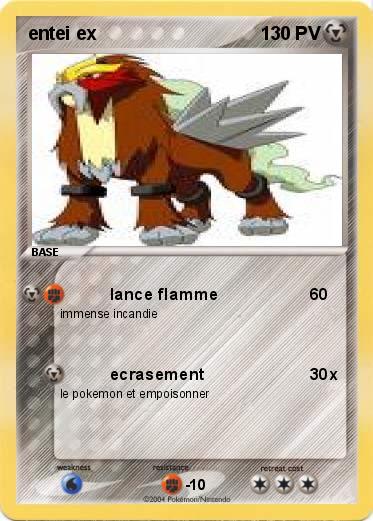 Pokemon entei ex
