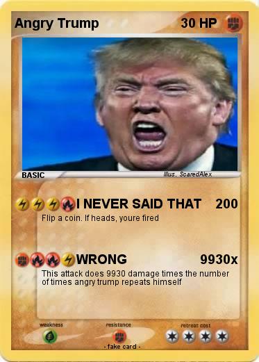 Pokemon Angry Trump