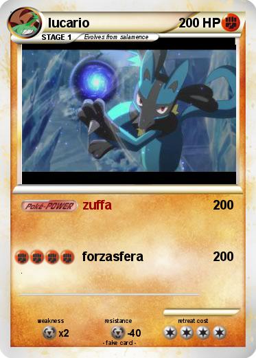 Pokemon lucario
