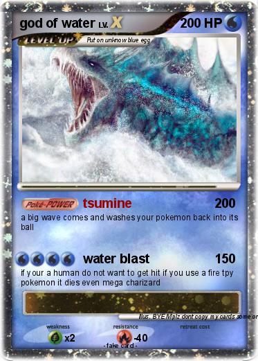 Pokemon god of water