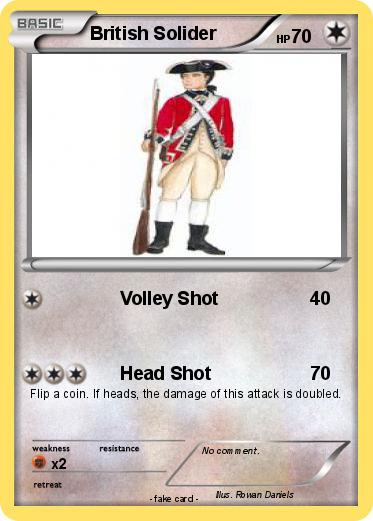 Pokemon British Solider