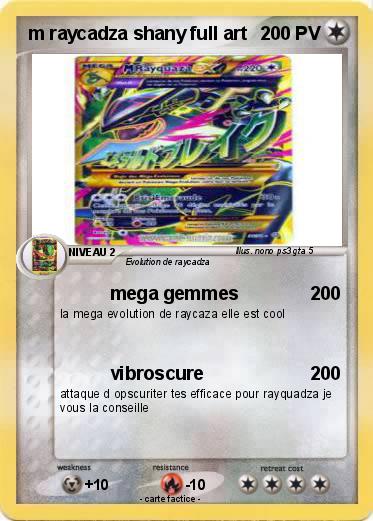 Pokemon m raycadza shany full art