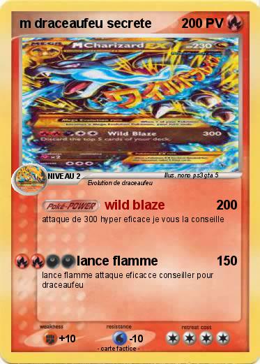 Pokemon m draceaufeu secrete