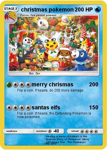 Pokemon christmas pokemon