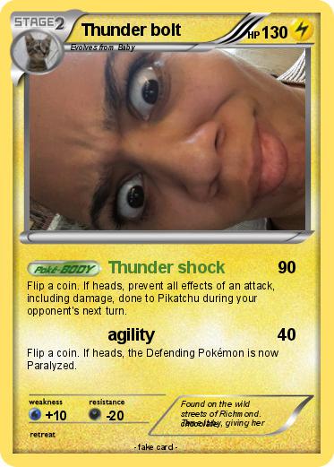 Pokemon Thunder bolt