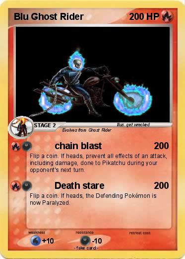Pokemon Blu Ghost Rider