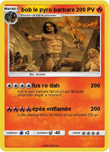 Pokemon bob le pyro barbare