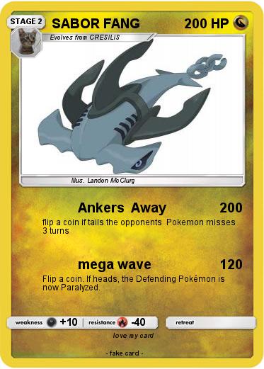 Pokemon SABOR FANG