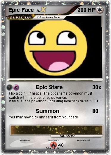 Pokemon Epic Face