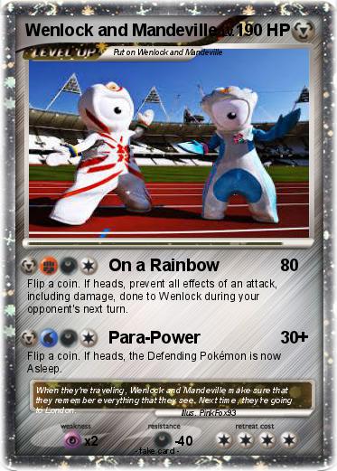Pokemon Wenlock and Mandeville