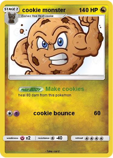 Pokemon cookie monster