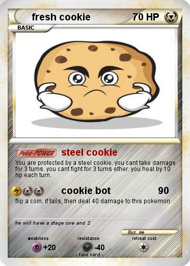 Pokemon fresh cookie