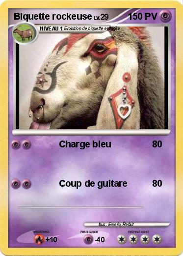 Pokemon Biquette rockeuse