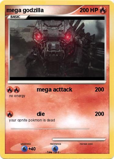 Pokemon mega godzilla