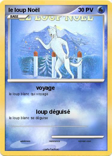 Pokemon le loup Noël