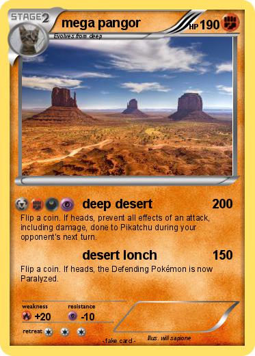 Pokemon mega pangor