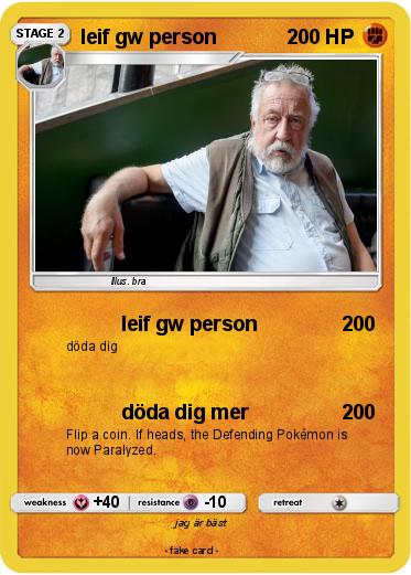 Pokemon leif gw person