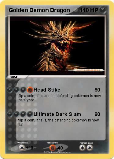 Pokemon Golden Demon Dragon