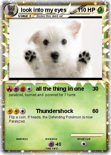Pokemon look into my eyes
