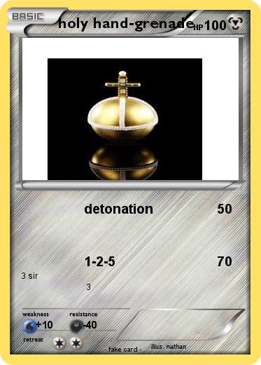 Pokemon holy hand-grenade