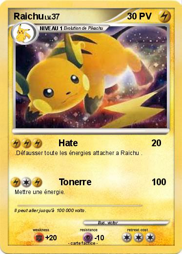 Pokemon Raichu