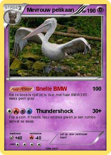 Pokemon Mevrouw pelikaan