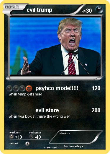 Pokemon evil trump