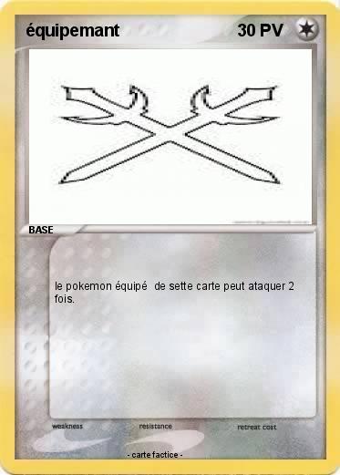 Pokemon équipemant