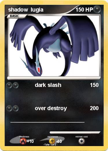 Pokemon shadow  lugia