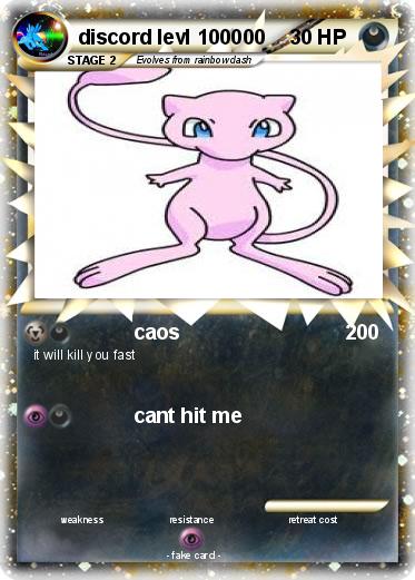 Pokemon discord levl 100000