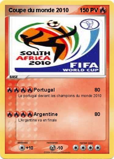 Pokemon Coupe du monde 2010