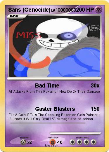 Pokemon Sans (Genocide)