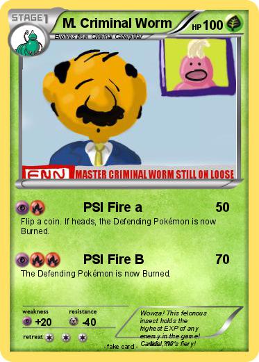 Pokemon M. Criminal Worm