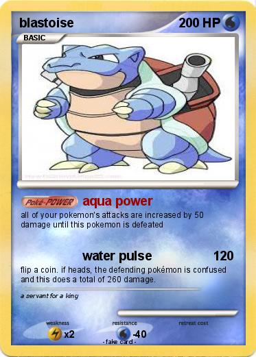 Pokemon blastoise